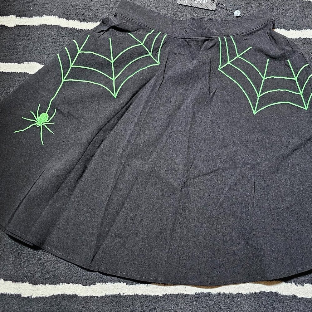 Hell Bunny Miss Muffet Mini Skirt - Picture 3 of 7